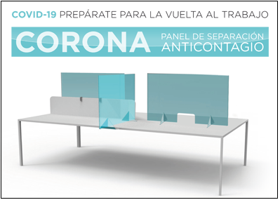 Paneles anticontagio: prepara tu empresa para la vuelta al trabajo