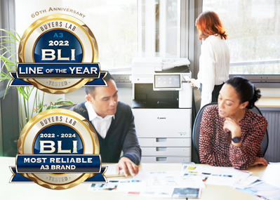 Canon obtiene los Premios BLI a la marca más fiable y a la mejor línea de producto