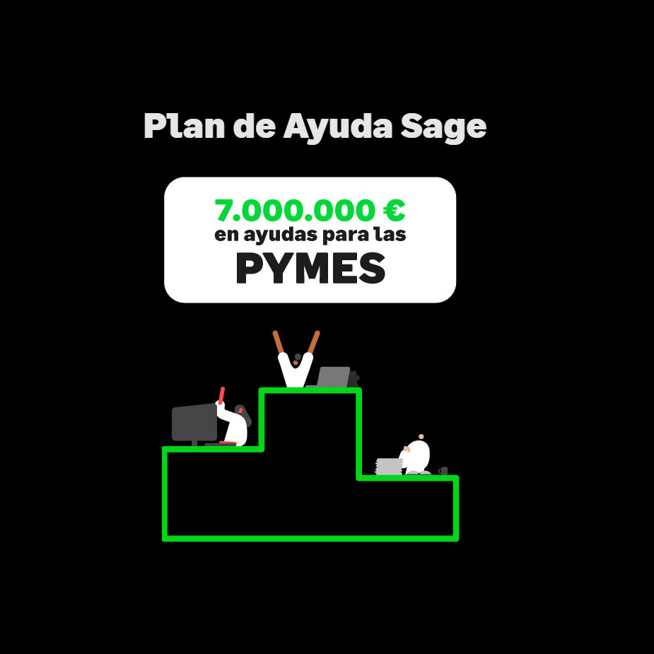 Plan de ayuda de 7 millones de euros para la adquisición de tu software ERP Sage