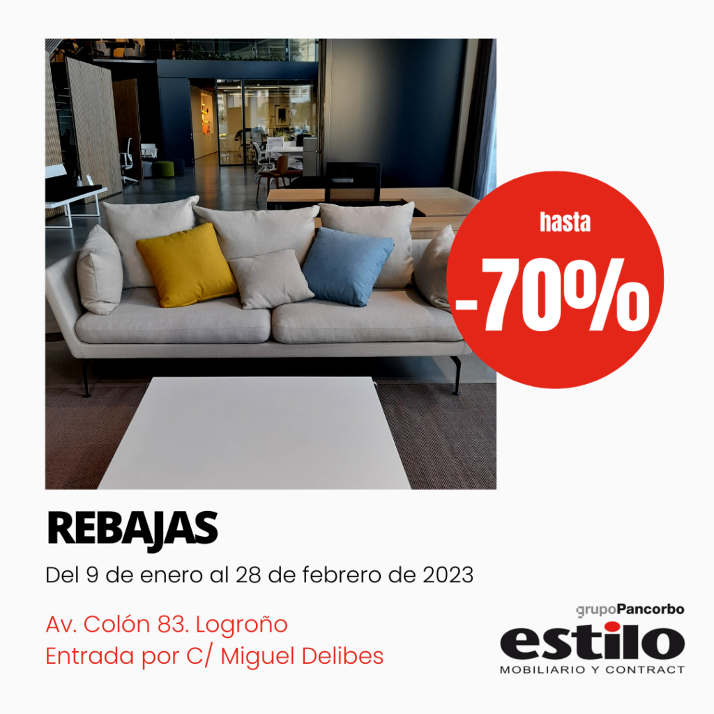 ESTILO: hasta -70% de descuento en productos de nuestro showroom