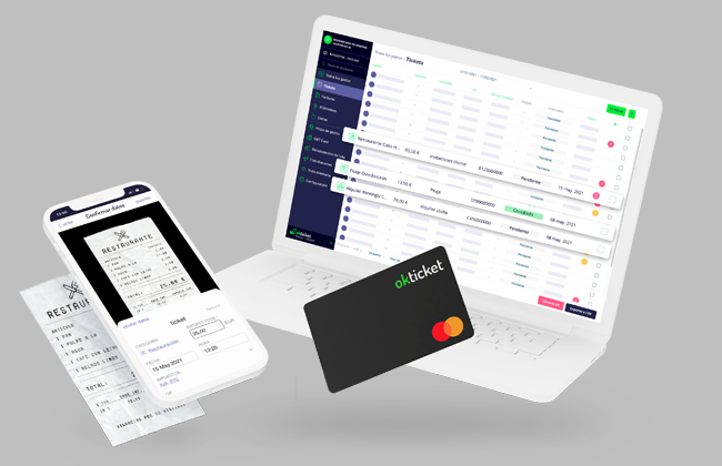 Newsletter sobre Okticket, gestión de gastos